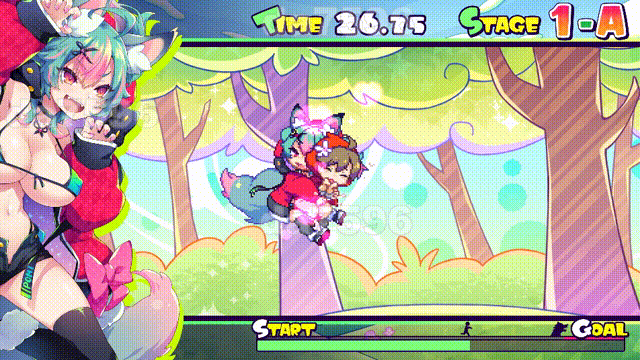 【PC/2D/像素ACT/中文】弹跳激射☆狼与雌性高潮小红帽！（はずんでどっぴゅん☆狼とメスイキ赤ずきん!）V225.09.12 官方中文版+存档【1.10G】