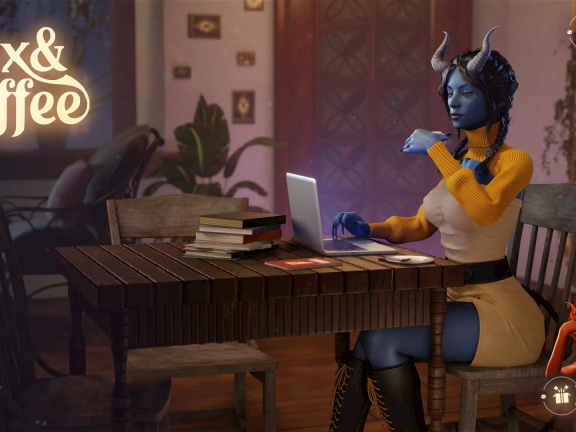 【PC/3D/欧美SLG/中文/动态】性与咖啡 （Sex & Coffee）官方中文步兵版【9.20G】