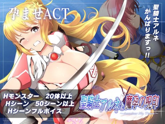 【PC/2D/ACT/汉化】圣骑士阿恩与魔孕咒印 聖騎士アルネと魔孕の呪印～Another No Tears～ Ver1.0.10 官方中文版【4.4G】